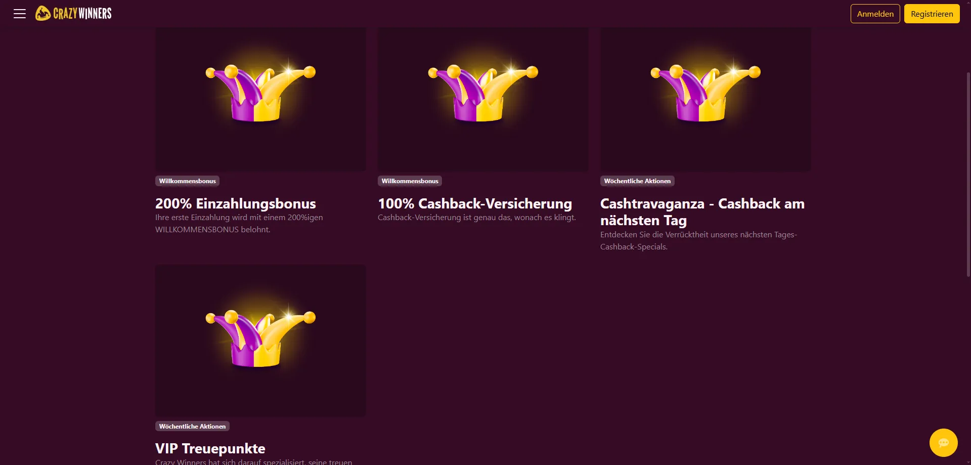 Direkt zum Punkt: Was bekommt man beim Crazy Winners Casino wirklich? — Crazy Winners